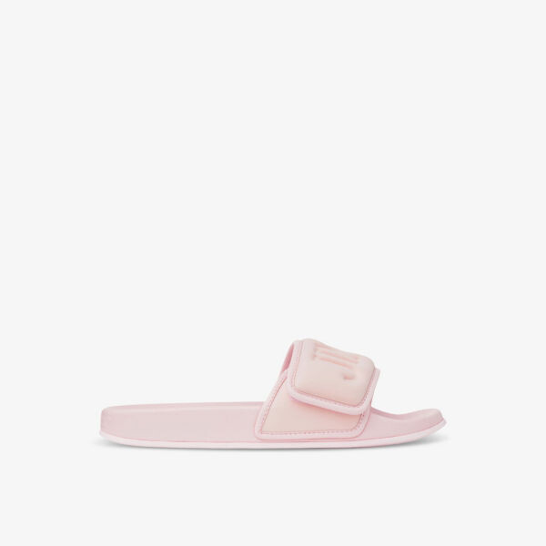 

Шлепанцы из синтетической кожи и кожи с тисненым логотипом fitz Jimmy Choo, розовый