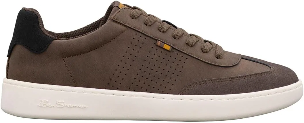 Мужские кроссовки Ben Sherman Glasgow, Coffee Black Whisper White Dark Brown — фото 2