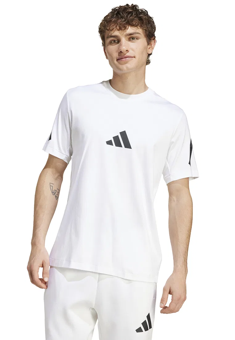 Футболка с коротким рукавом Z.N.E., adidas, белый