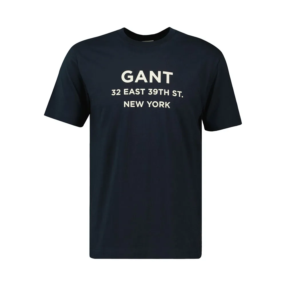 

Футболка с коротким рукавом Gant Small Graphic 2003301, черный