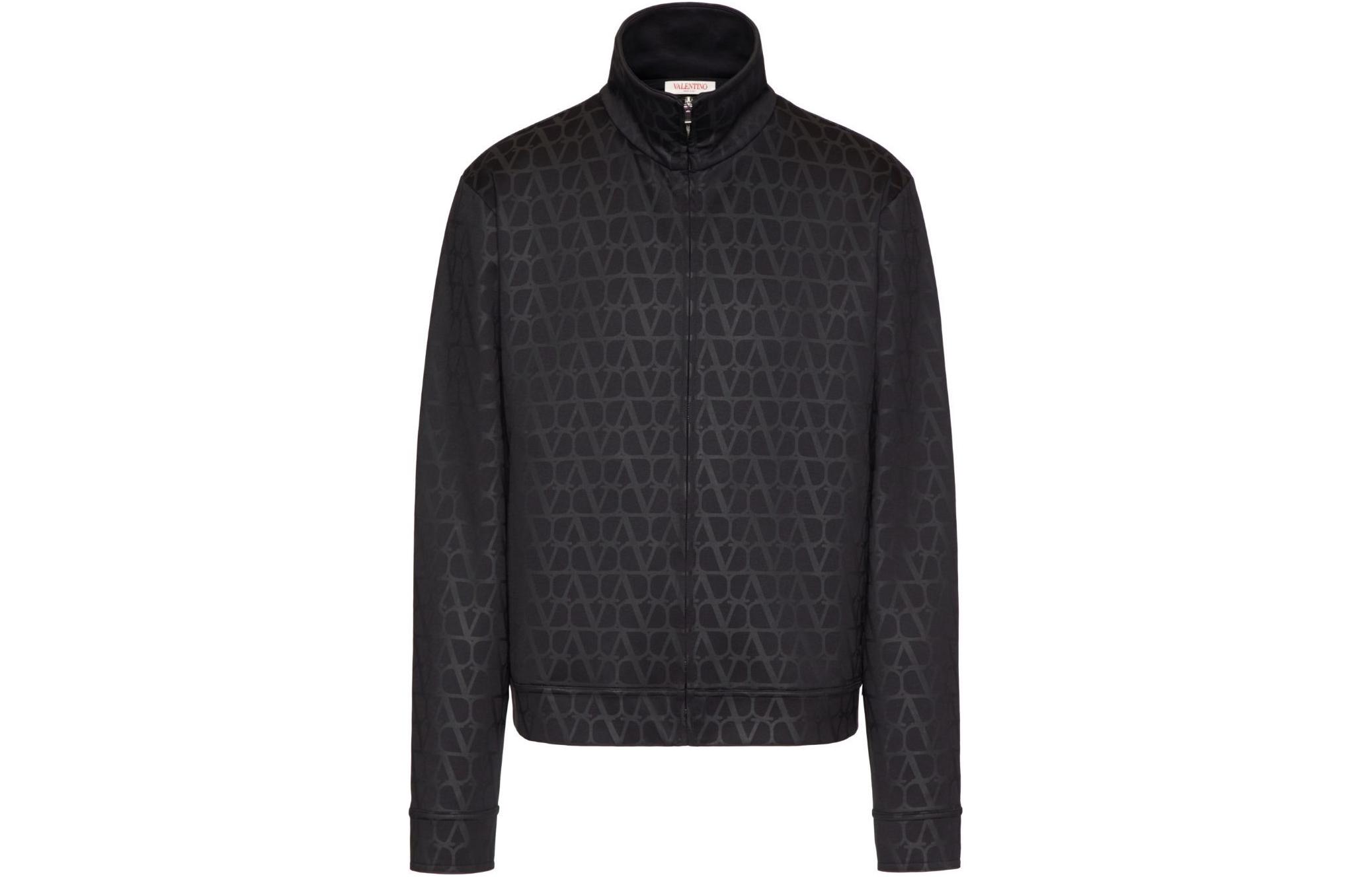 

Куртка-толстовка с принтом Iconographe на молнии Valentino, серый