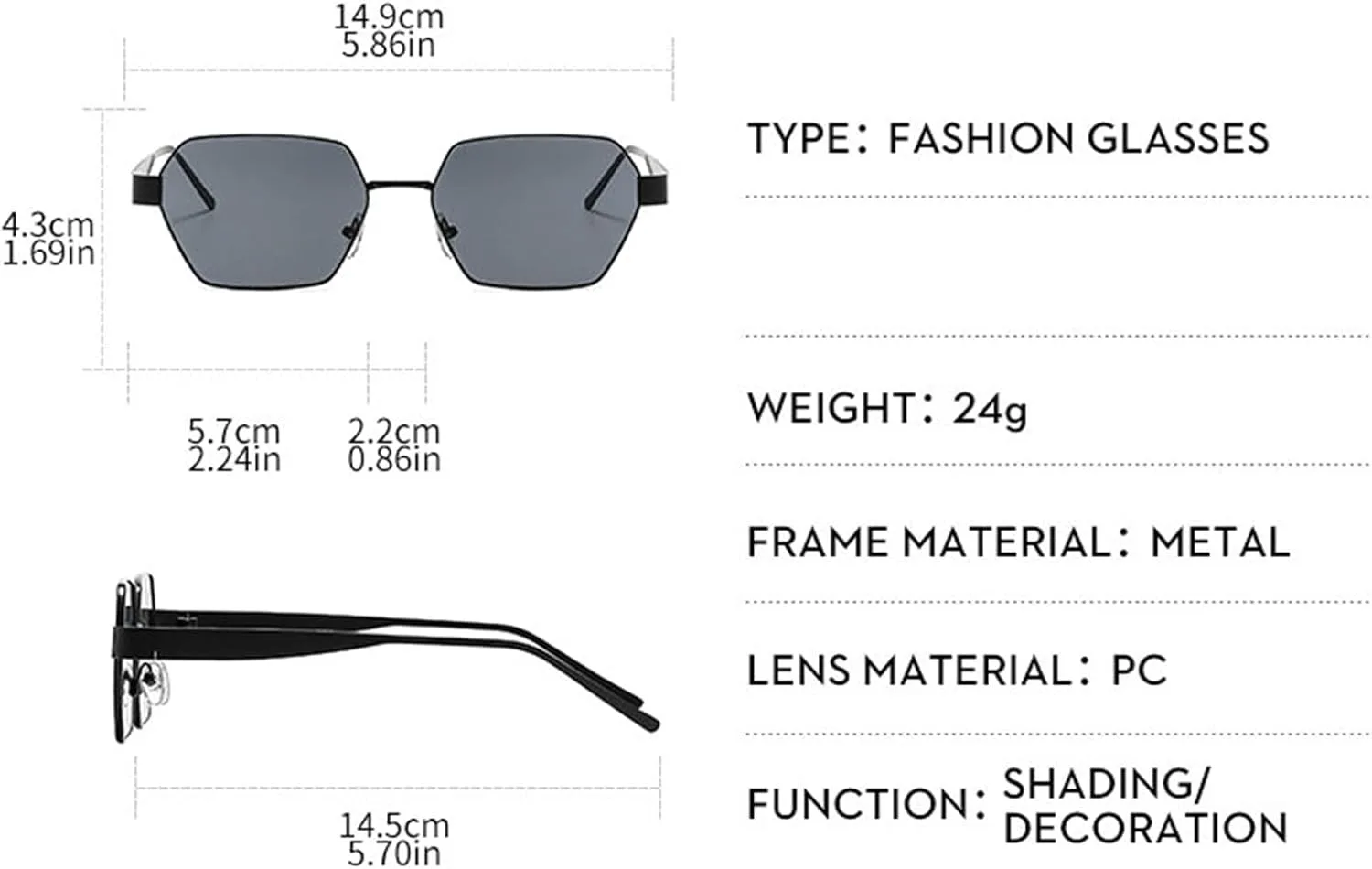 

Солнцезащитные очки Willochra Trendy Hexagon для женщин и мужчин, винтажная золотая геометрическая металлическая оправа, черные, с защитой от УФ-излучения UV400, C2