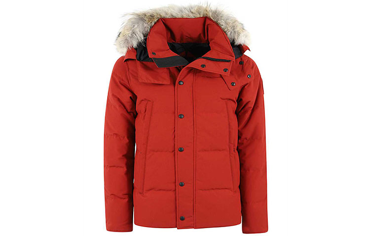 

Canada Goose Куртка пуховая Wyndham Down Jackets мужская Red Maple с капюшоном