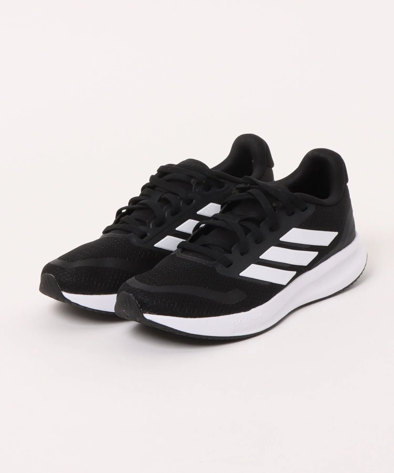 Женские кроссовки adidas COREFAITO 5.0J чёрные с белым