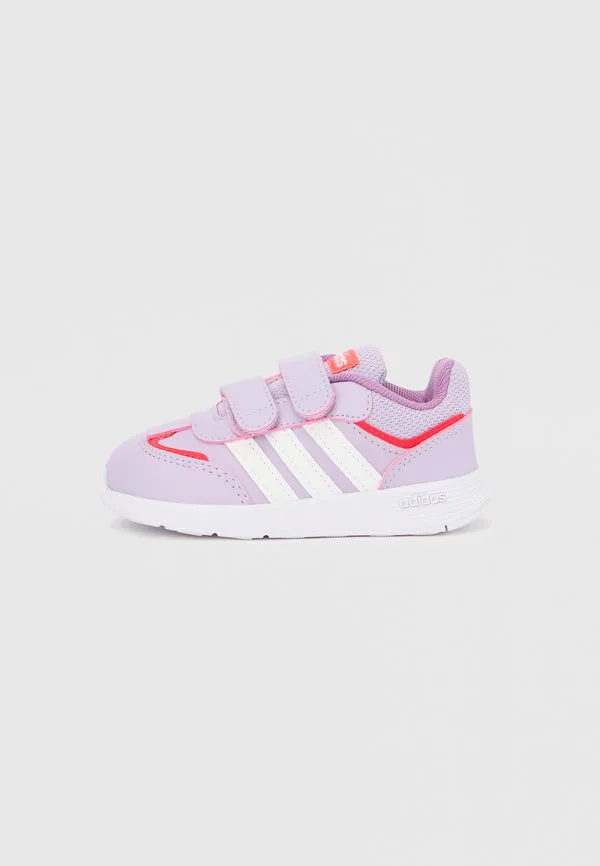 Кроссовки для бега по шоссе tensaur switch унисекс Adidas Performance, Powder Plum/White/Lucid Red