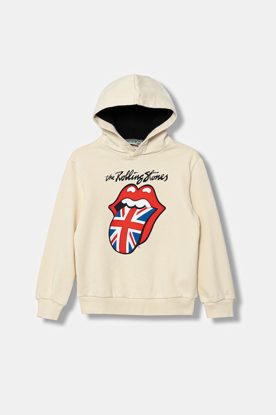 

Детская хлопковая толстовка United Colors Of Benetton, бежевый