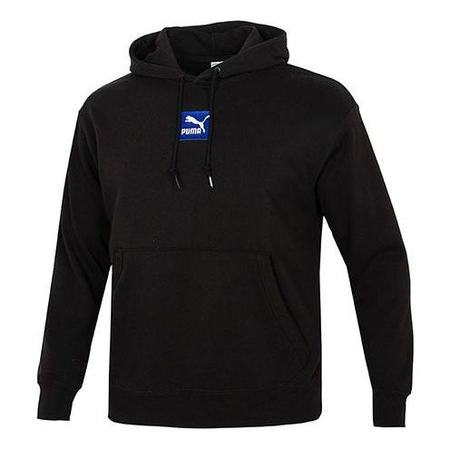 

Толстовка emb logo hoodie 'black' Puma, черный
