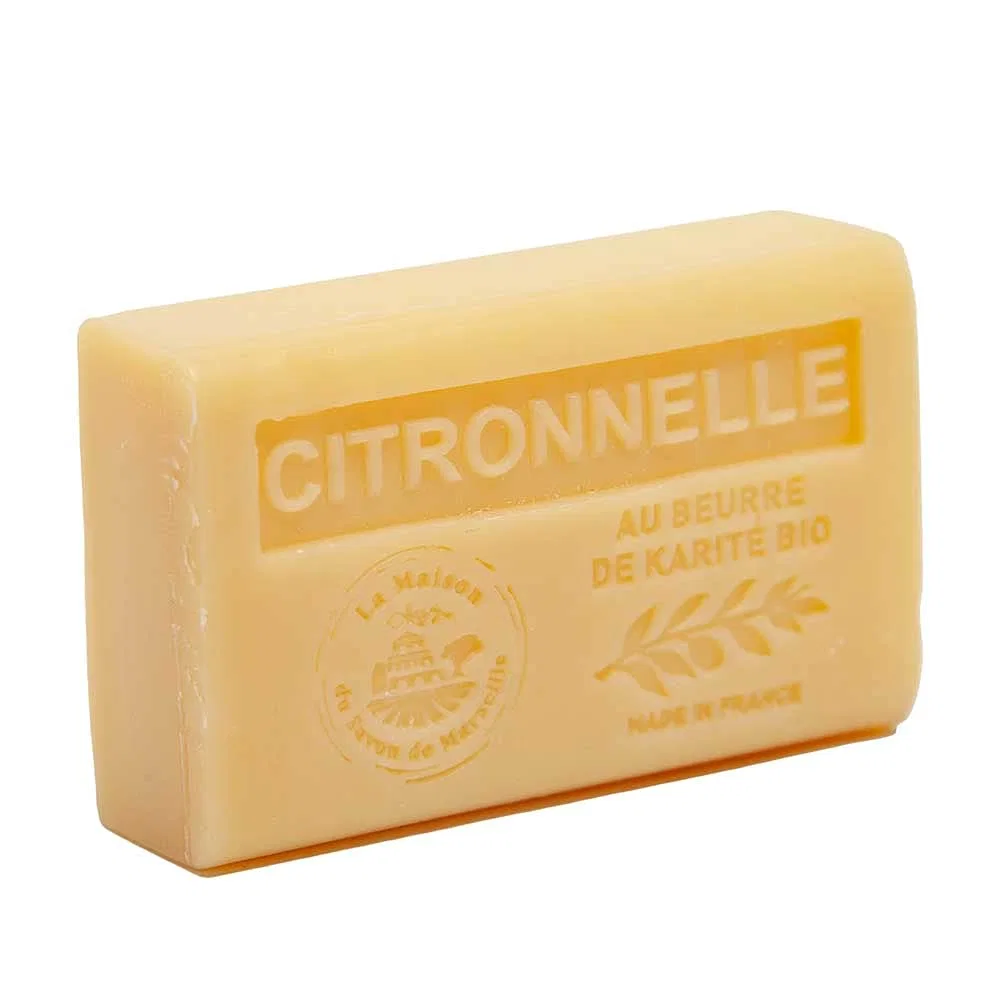 Французское мыло Savon de Marseille с маслом ши и ароматом цитронеллы La Maison Du Savon
