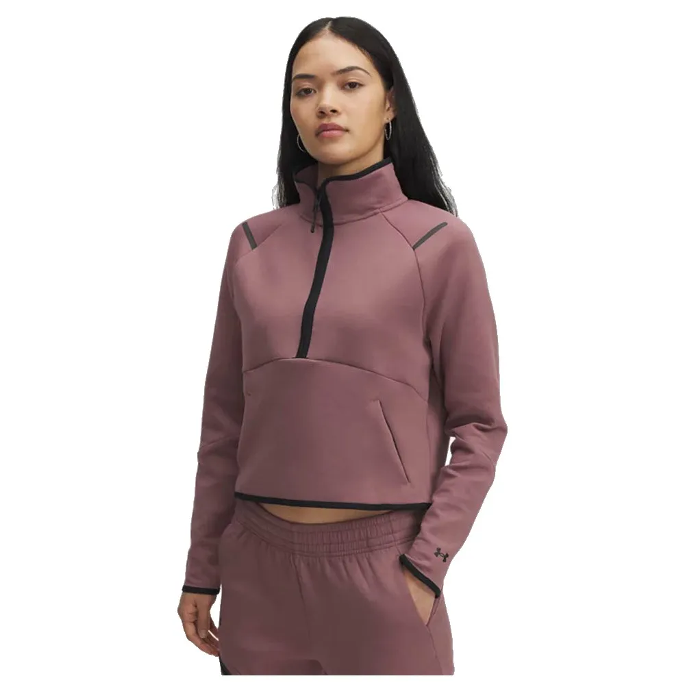 

Толстовка спортивная Under Armour Unstoppable Fleece half zip, фиолетовый