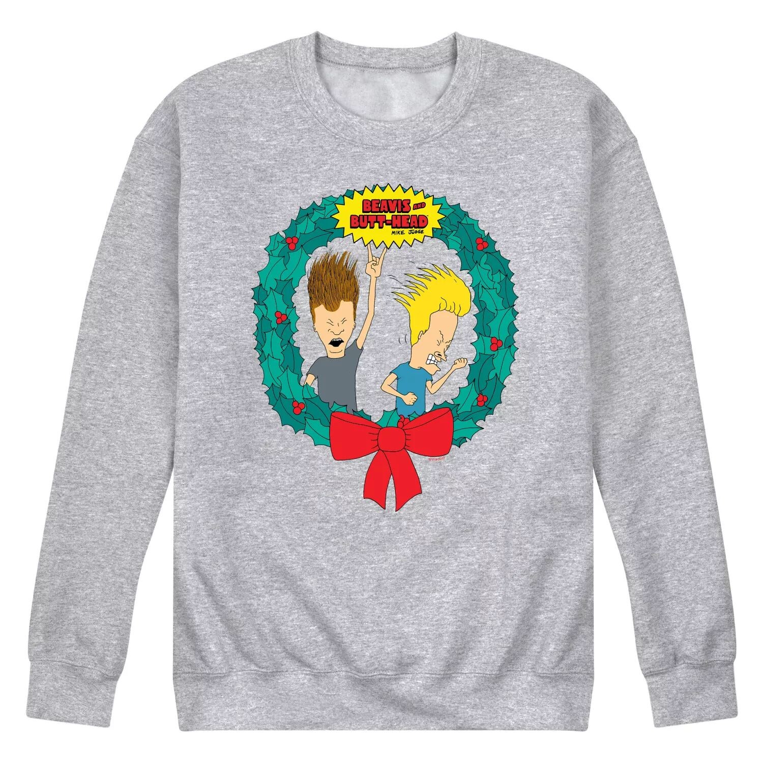 

Мужской свитшот Beavis And Butthead Rockin' Wreath Licensed Character