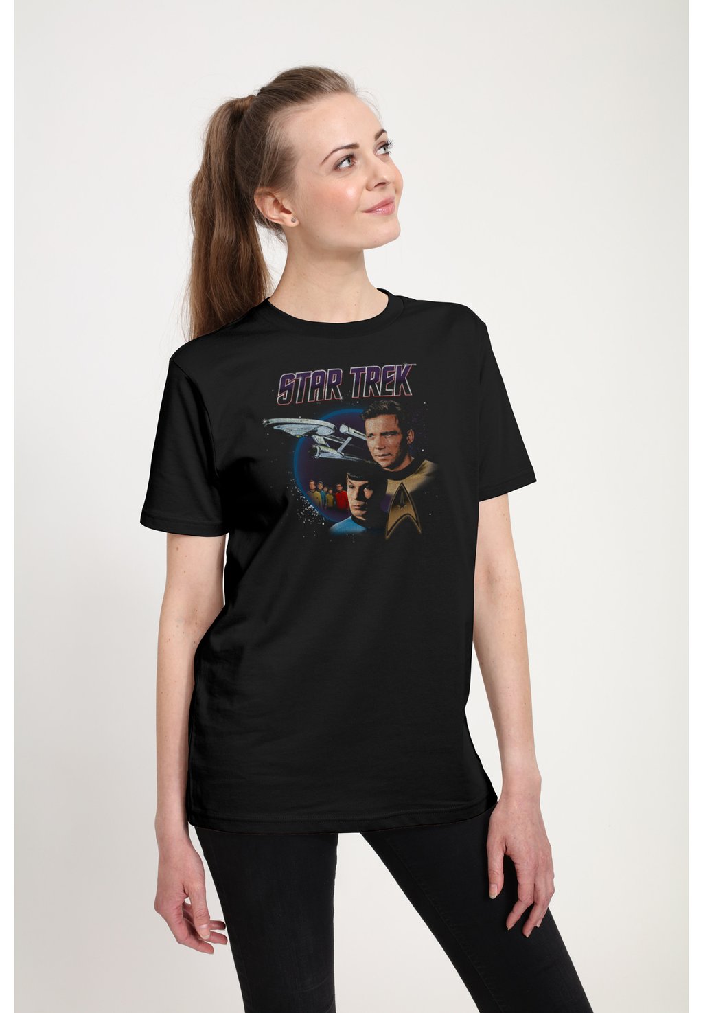 

Футболка с принтом STAR TREK VINTAGE POSTER Henry Tiger, черный
