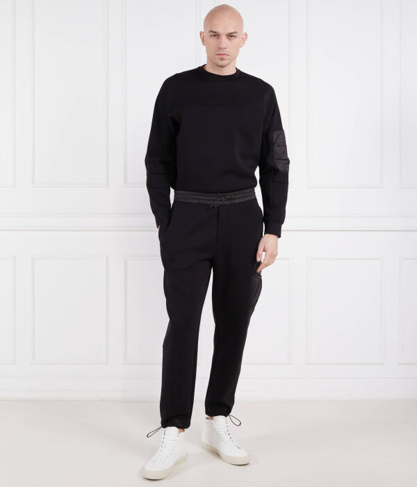 Спортивные штаны мужские Emporio Armani с кулисками, черный — фото 2