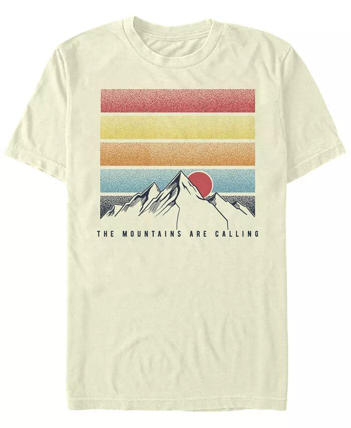 

Мужская футболка с коротким рукавом Mountains Calling Crew Fifth Sun, коричневый/бежевый