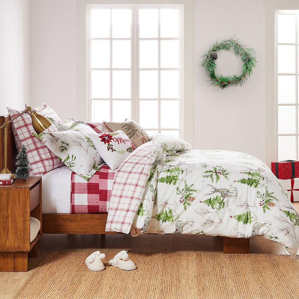 

Levtex Home Sleigh Bells Full/Queen, комплект из 3 пододеяльников, мультиколор