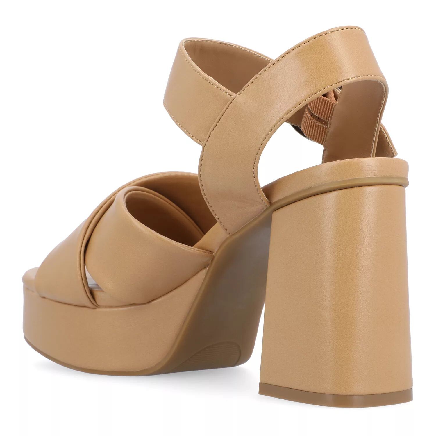 Коллекция Journee Женские босоножки на каблуке Akeely Tru Comfort Foam Journee Collection, бежевый — фото 4