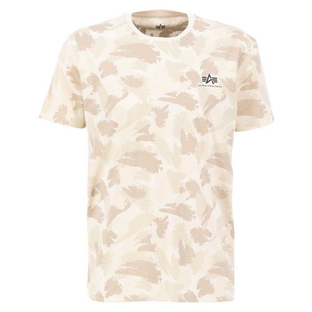 

Футболка Alpha Industries Backprint Camo, бежевый