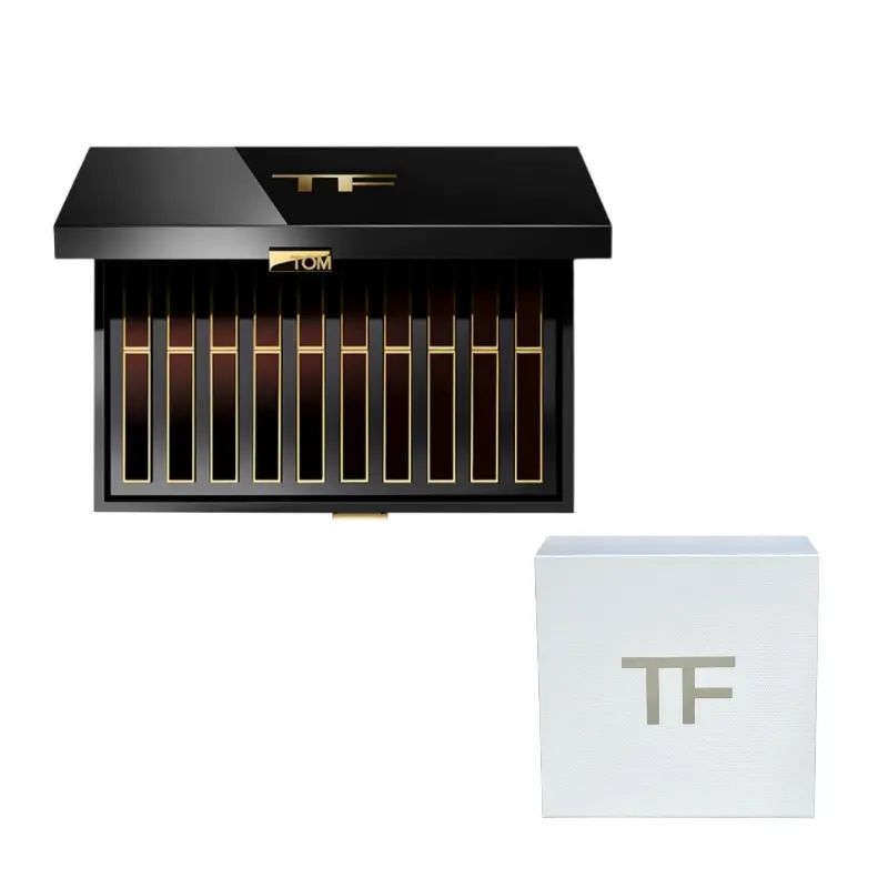 

Новый набор ультратонких помад TF Brand Ten Colors в подарочной упаковке, сатиновый блеск, легко растушевывается, натуральное питание, 0,9г*10 TOM FORD