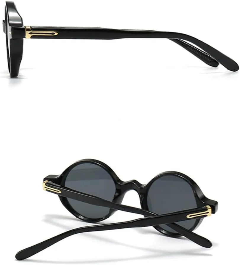 

MUTYNE Модные маленькие круглые солнцезащитные очки для женщин в стиле ретро, ​​панк, мужские солнцезащитные очки для активного отдыха, солнцезащитные очки UV400, C7