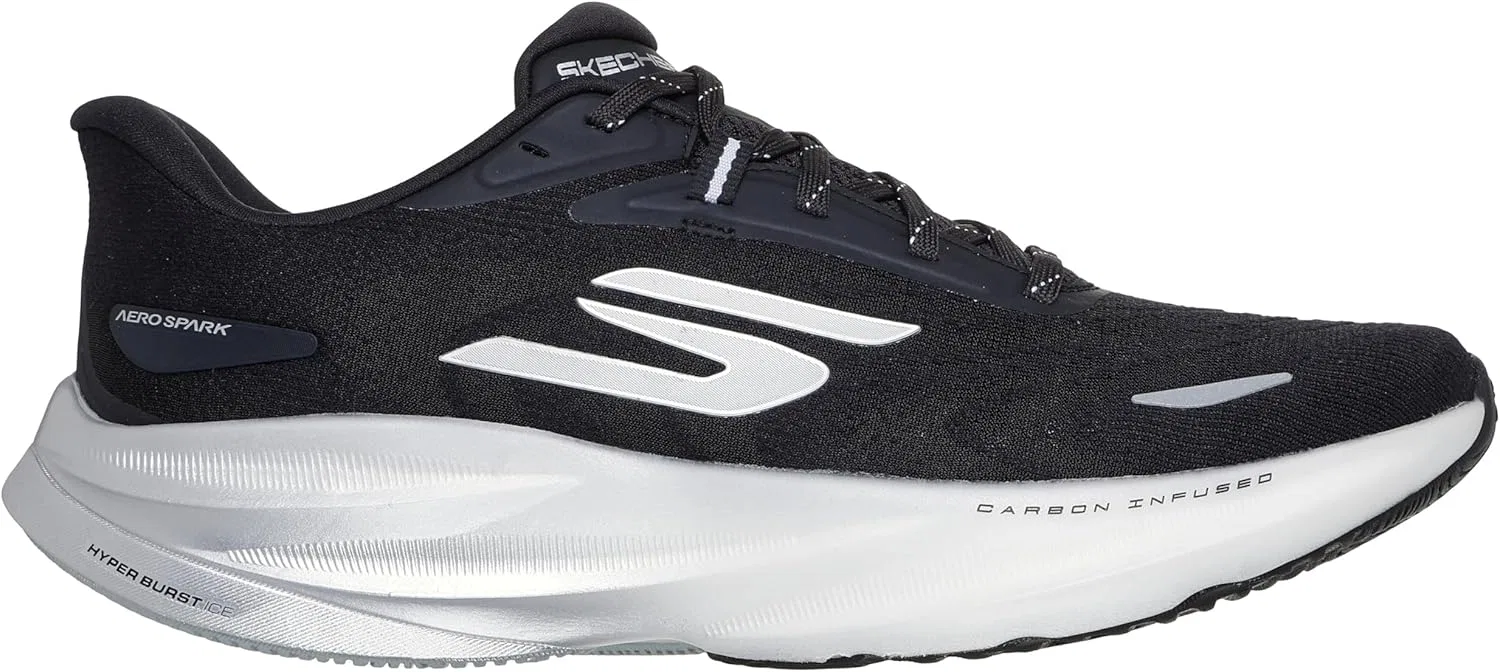 Мужские кроссовки Skechers Go Run Ride 12, Black White — фото 4