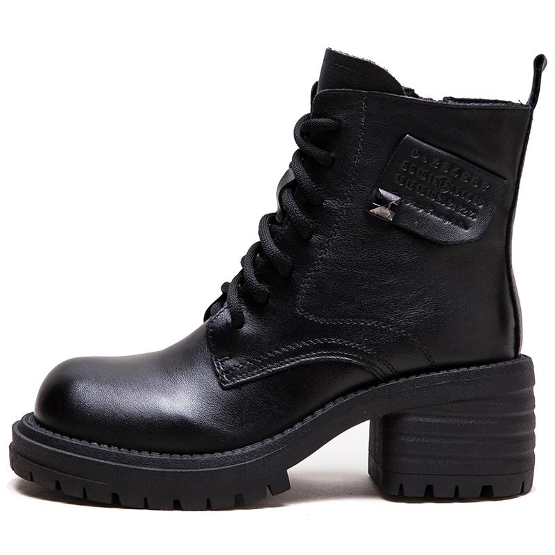 MATA Женские ботинки Martin черные, цвет Black