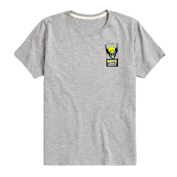 

Футболка с комиксами Wolverine для мальчиков 8-20 Licensed Character, Athletic Heather