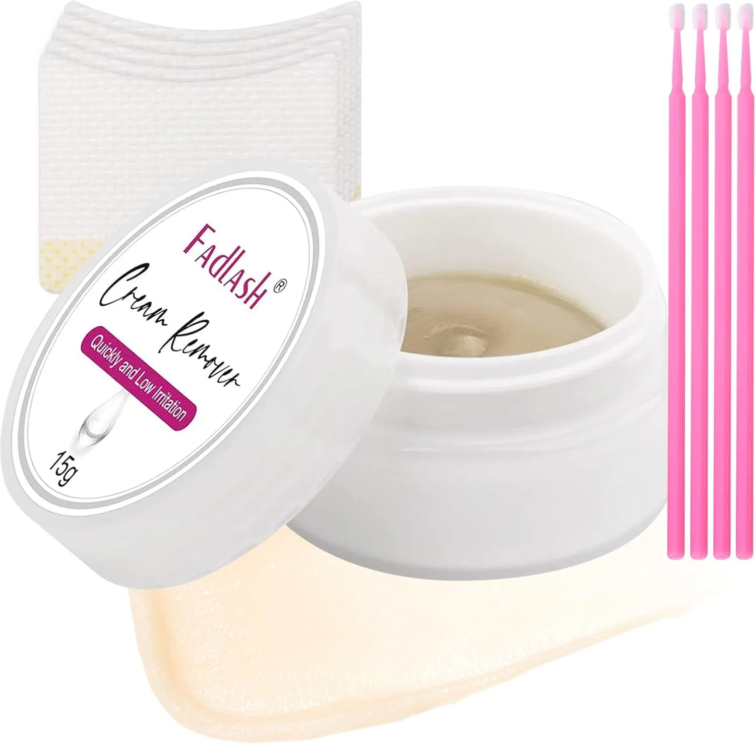 Крем для лица Fadlash — Для снятия ресниц , , черный, 15 г