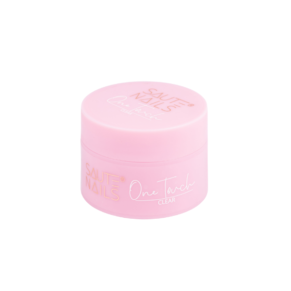 

Прозрачный строительный гель, 30 г Saute Nails One touch, цвет clear