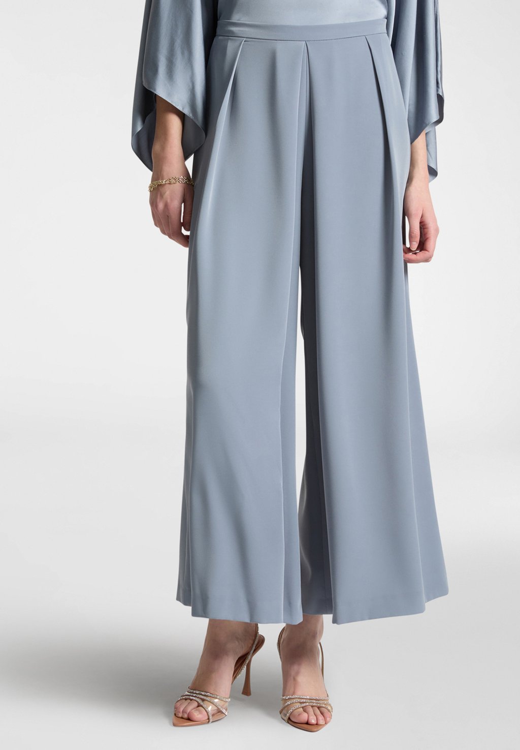 

Брюки AMPI CROPPED CON PIEGHE Elena Mirò, серый