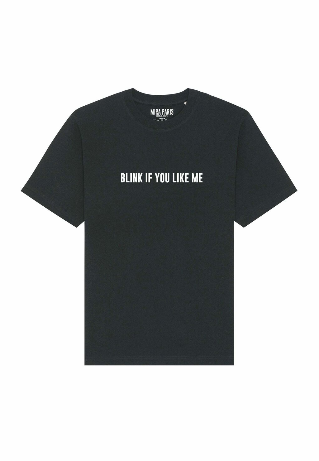 

Футболка с принтом FOLLOW YOUR HEART PRINT HEAVYWEIGHT Mira Paris, черный