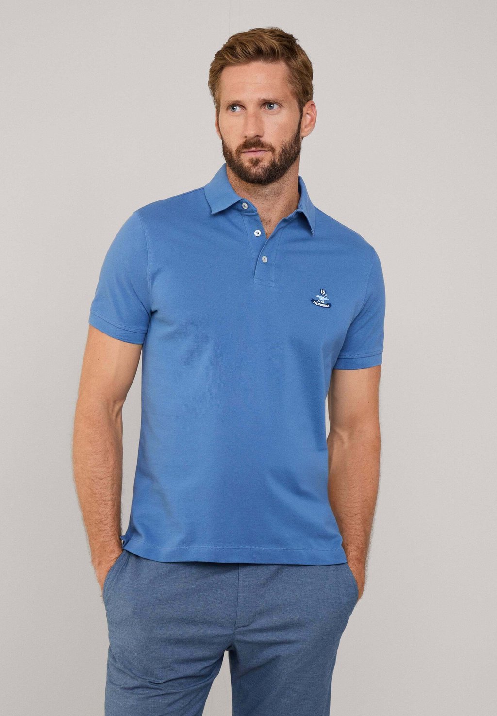 

Рубашка поло BIRDIE PIMA Façonnable, темно-синий