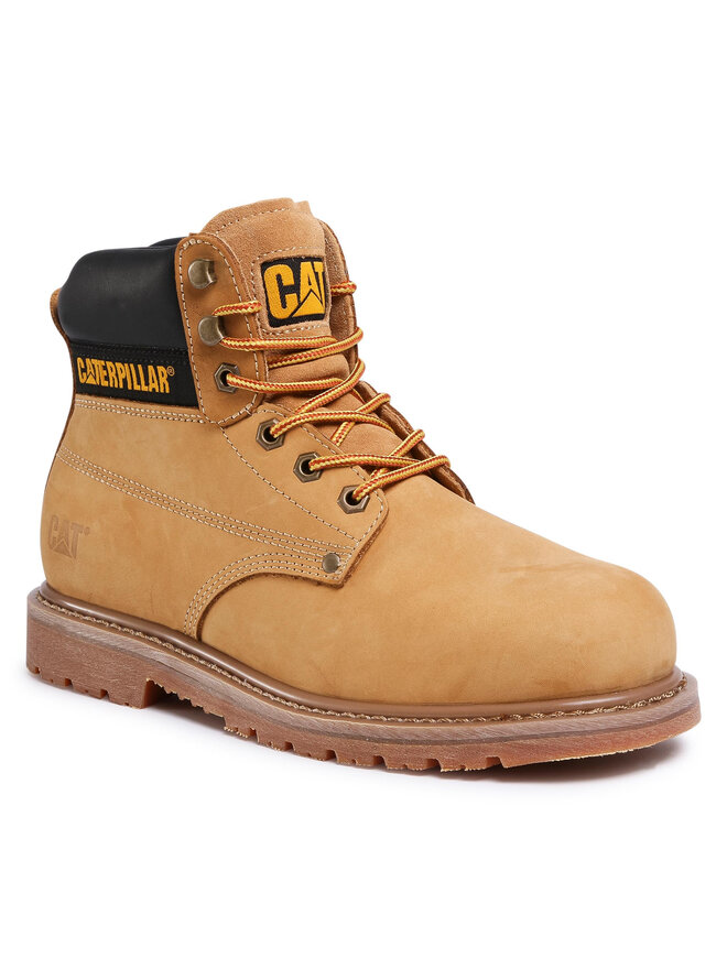 Ботильоны на шнуровке CAT Footwear Powerplant S3 Hro P724626, желтый — фото 2