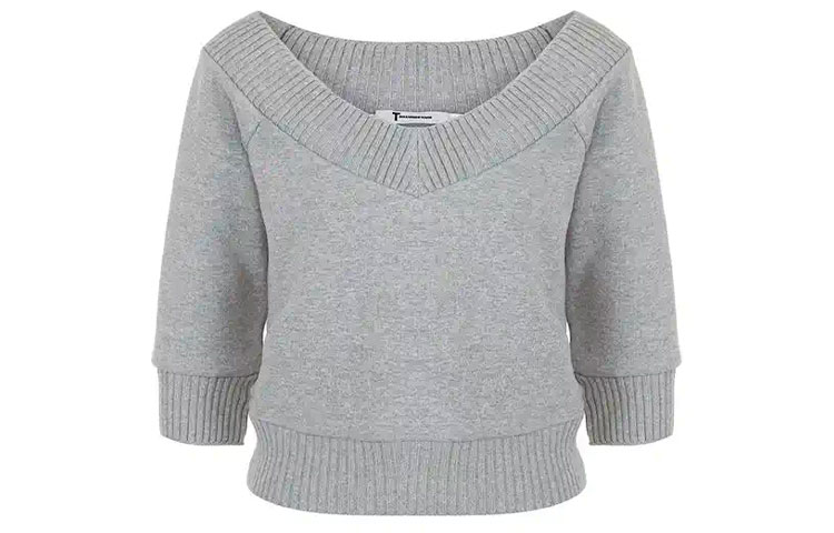 

SS21 Трикотаж Женская Серая Alexander Wang