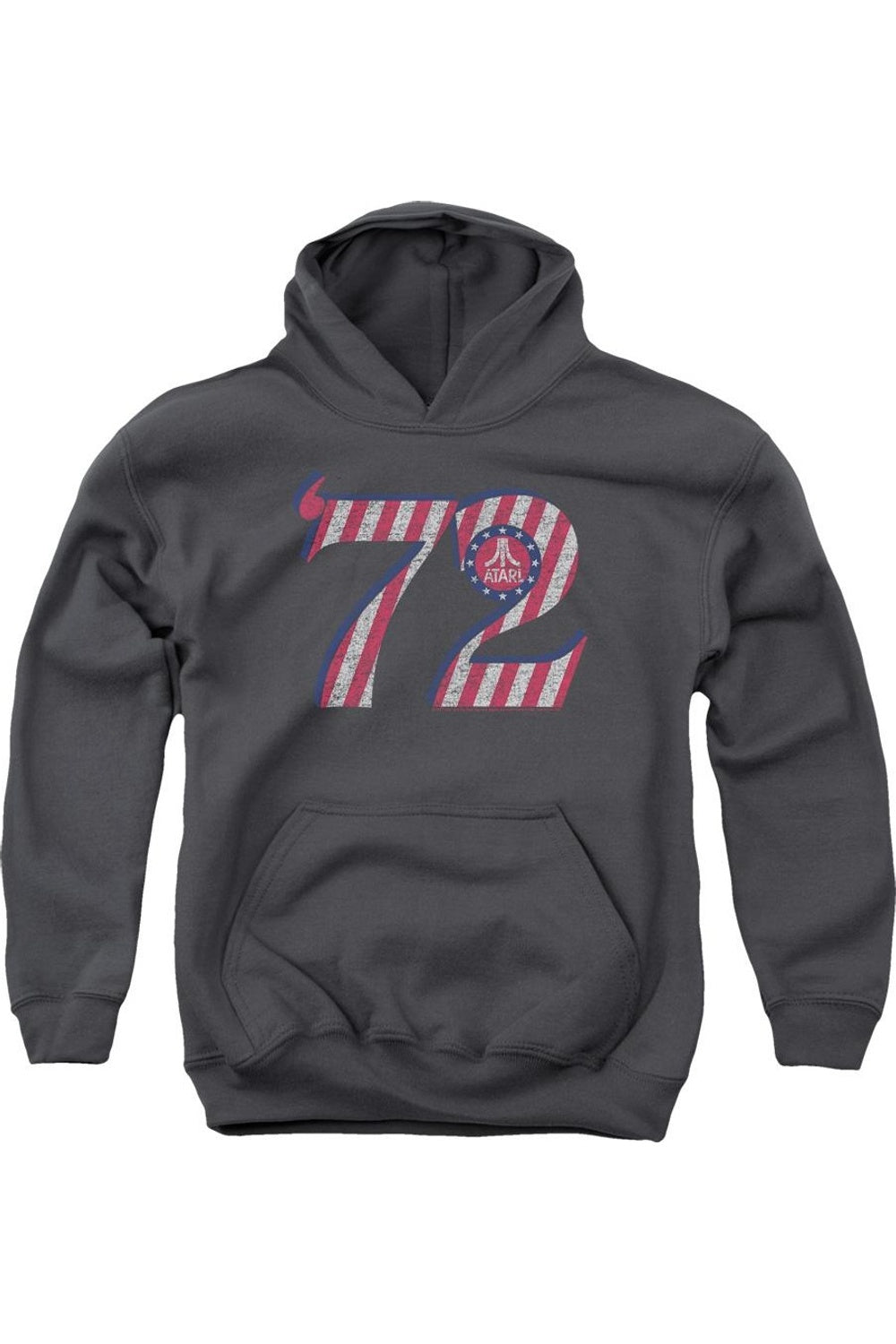 

Atari Atari 72 Молодежная толстовка с капюшоном Gildan, Charcoal