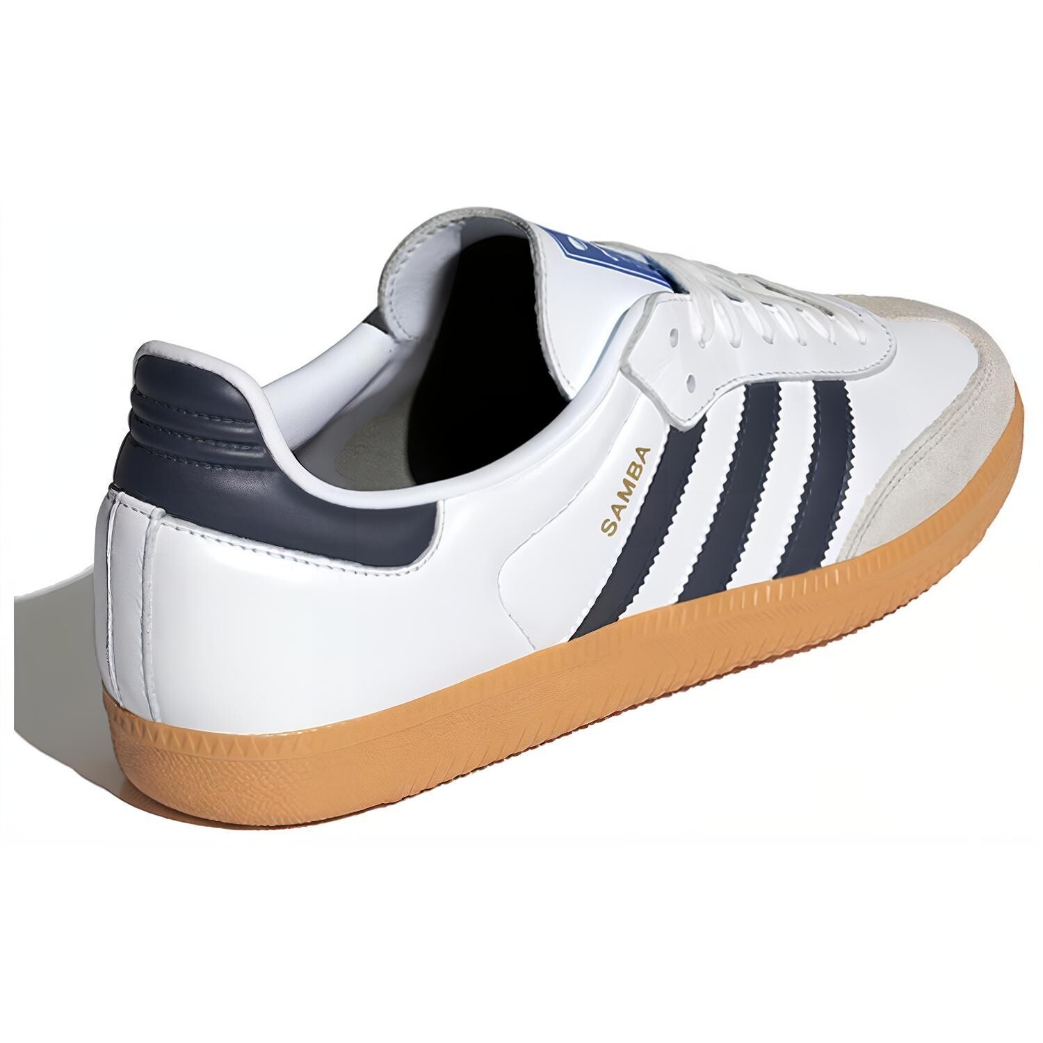 Мужские кроссовки для скейтбординга adidas originals Samba, Черно-белый — фото 3