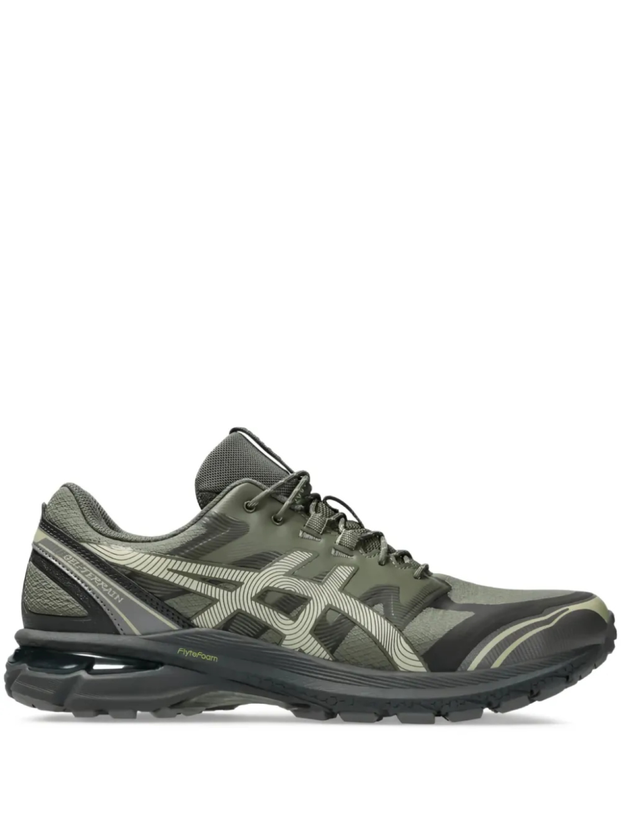 

Кроссовки для бега GEL-Terrain с сетчатыми вставками ASICS, зеленый