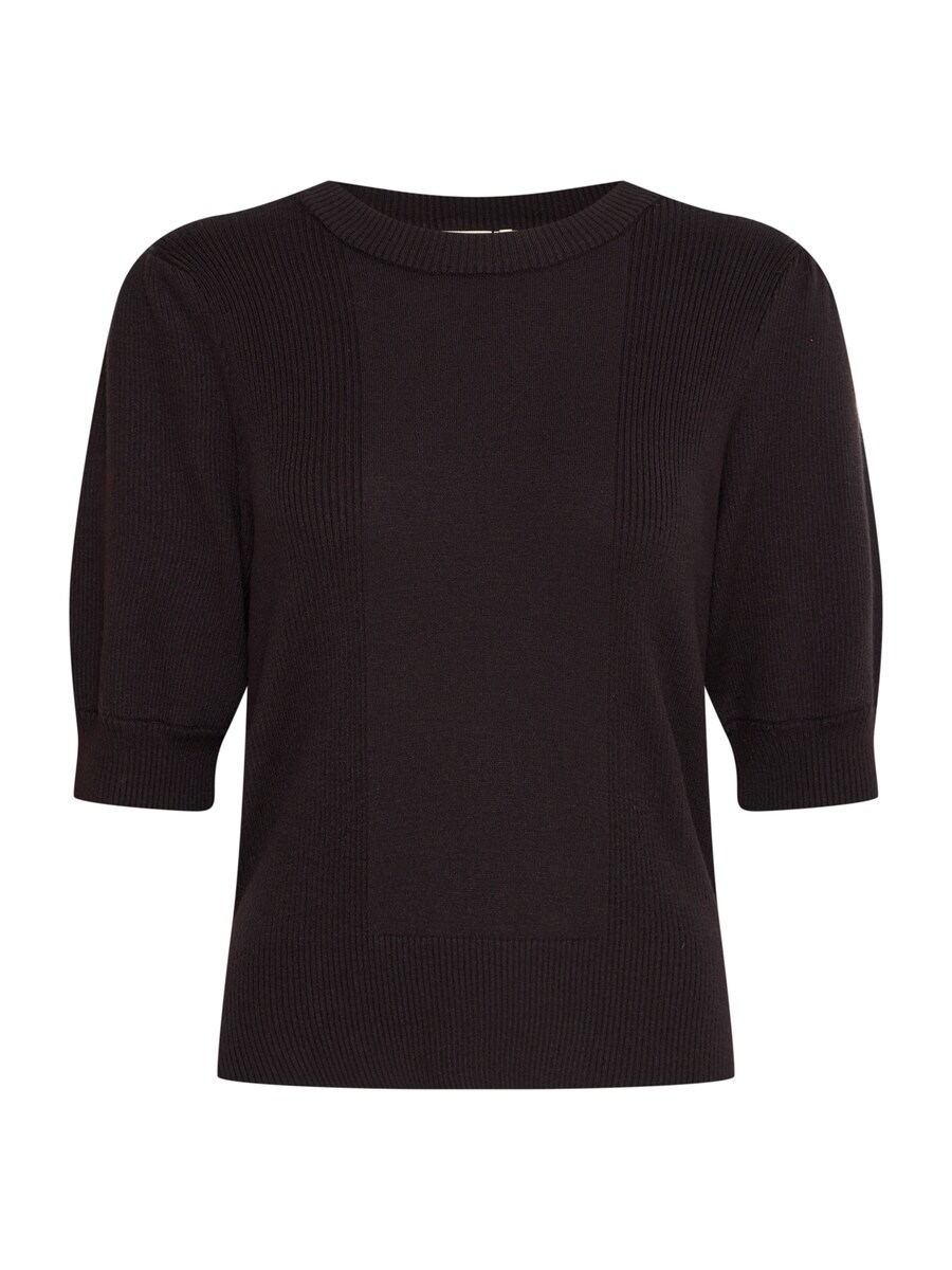 

Тонкий вязаный свитер ICHI Sweater Boston, черный