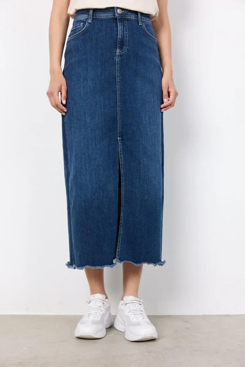 

Джинсовая юбка soyaconcept "SC-KIMBERLY 26", цвет 2494 Dark Blue Denim