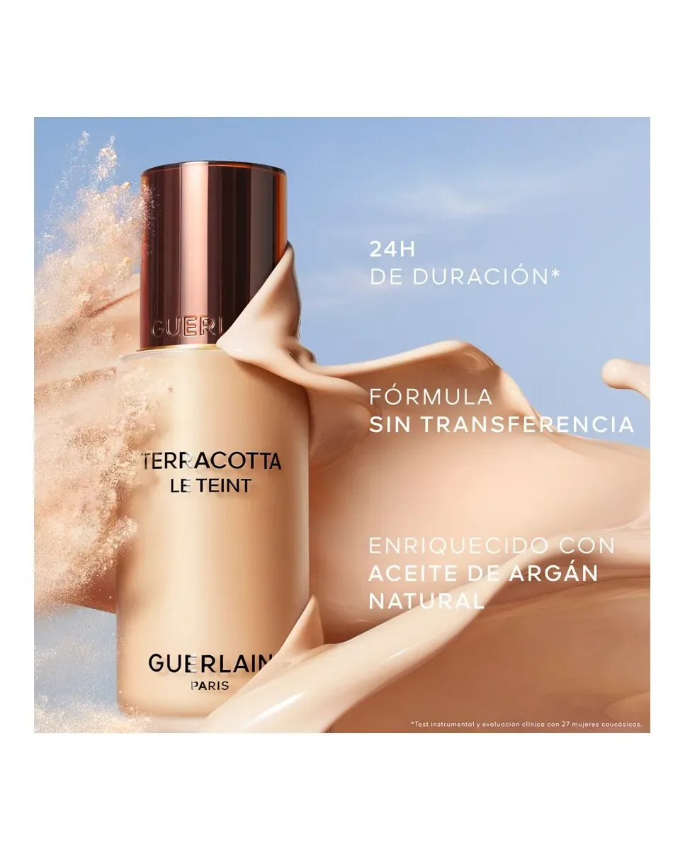 Тональная основа для макияжа Terra 25 Glow Flui 35 мл Guerlain, 1N Neutral / Neutre — фото 4