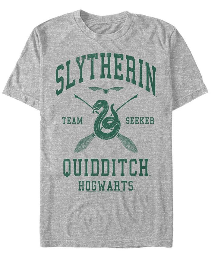 

Мужская футболка Slytherin Seeker с короткими рукавами и круглым вырезом Fifth Sun, серый