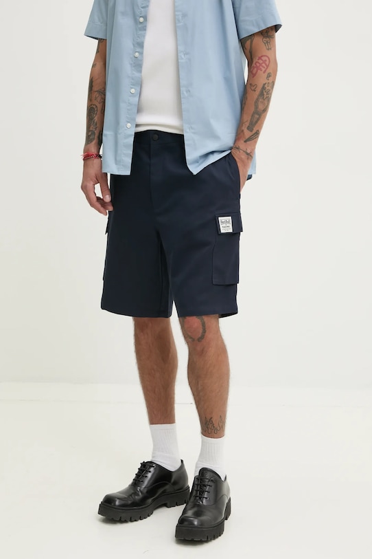 

Хлопковые шорты CARGO SHORT Red Bull Racing X Pepe Jeans, темно-синий