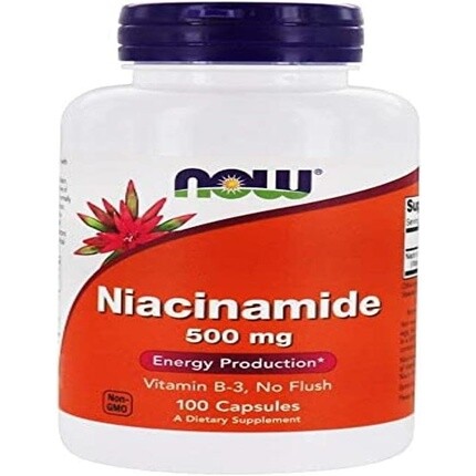 

Now Foods Ниацинамид 500 мг 100 капсул