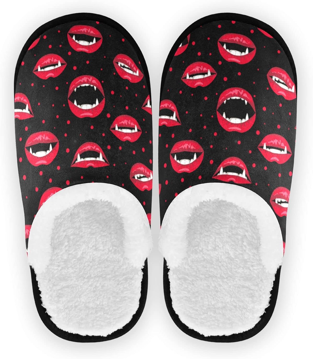 

Тапочки JHKKU для женщин и мужчин, пушистые домашние тапочки, теплые, с противоскользящей подошвой, уютные для дома и путешествий, красный