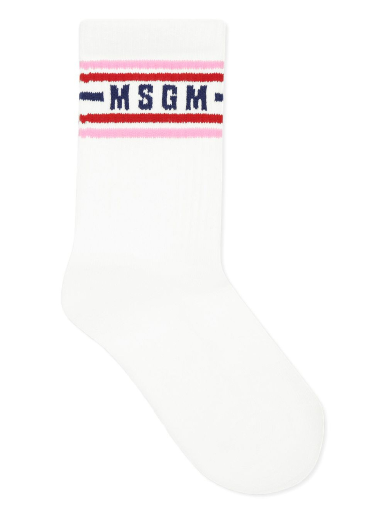 

Носки с жаккардовым принтом и логотипом MSGM Kids, белый