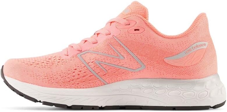 Кроссовки для бега New Balance Fresh Foam X 880v12 для мальчиков, Grapefruit/Metallic Silver — фото 2
