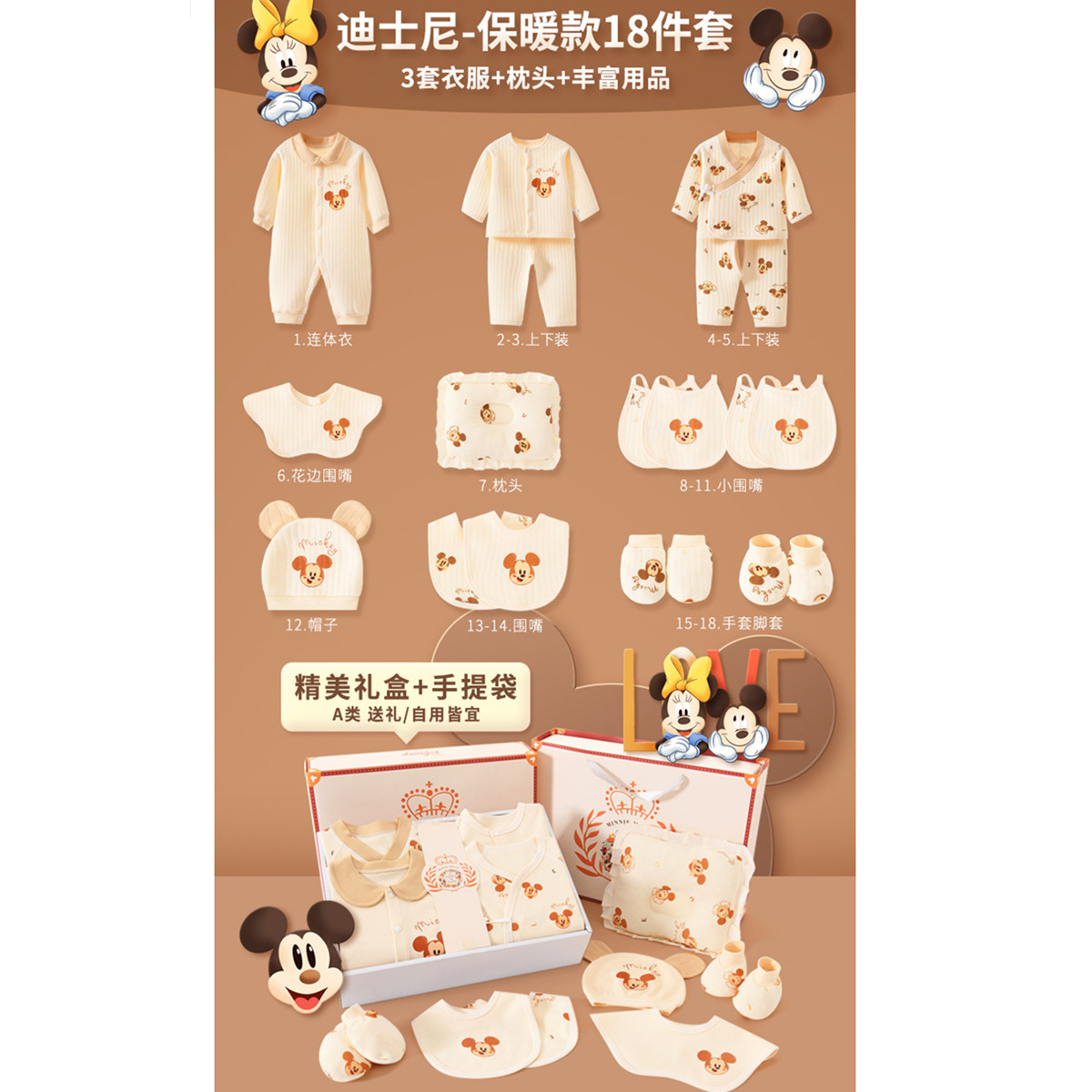 Подарочная коробка для малышей и детей ясельного возраста Disney, [Box]20 Pcs Thermal Coffee Set — фото 4