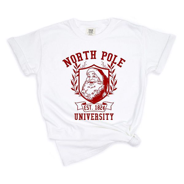 

Футболка Santa north pole university garment dyed Simply Sage Market, Зеленый, Футболка Santa north pole university garment dyed Simply Sage Market