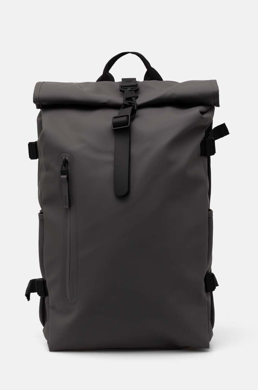 

Рюкзак Rains Rolltop Rucksack Large W3, серый