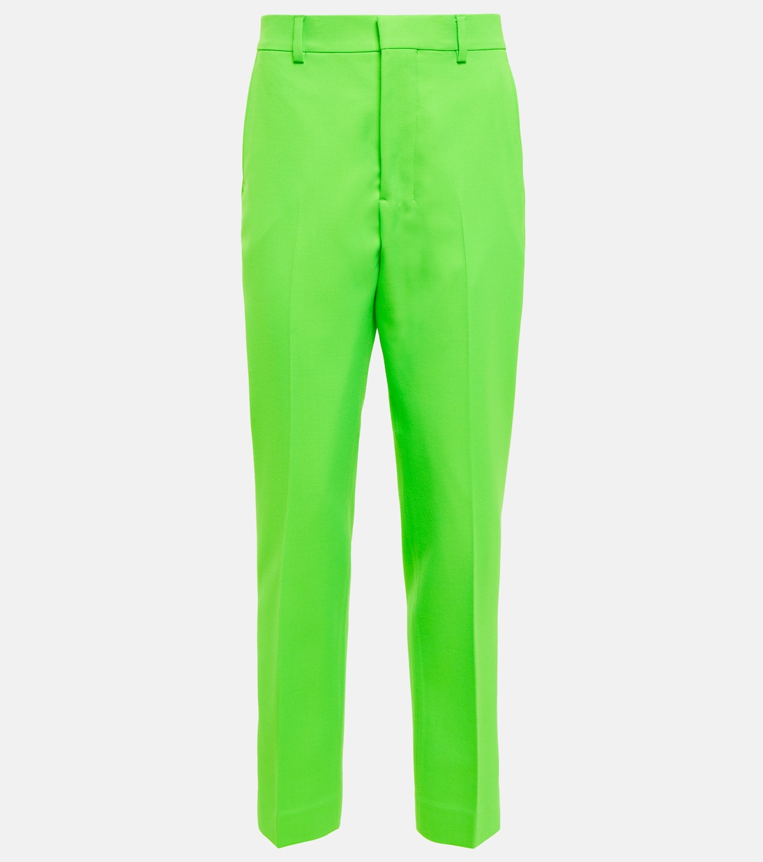 

Брюки из смесовой шерсти Ami Paris, зеленый