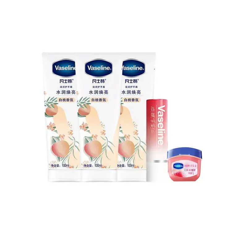 

Увлажняющий ароматический набор для ухода успокаивающее действие для кожи 100мл+7г Vaseline, Five-Piece Set A