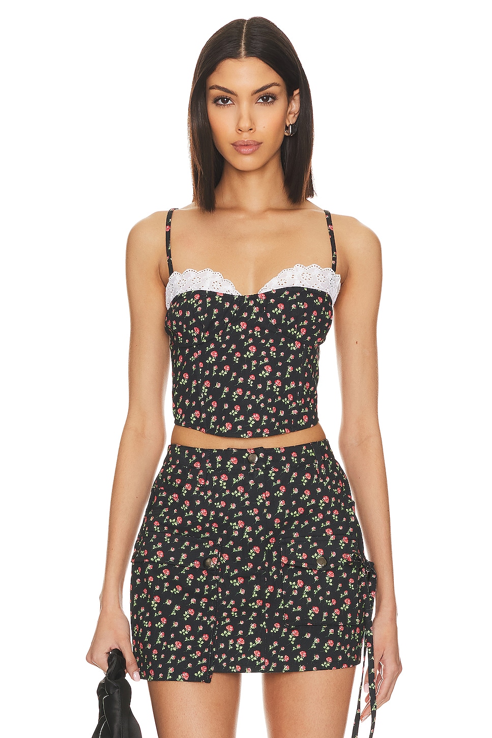 

Топ камиллы For Love & Lemons, черный